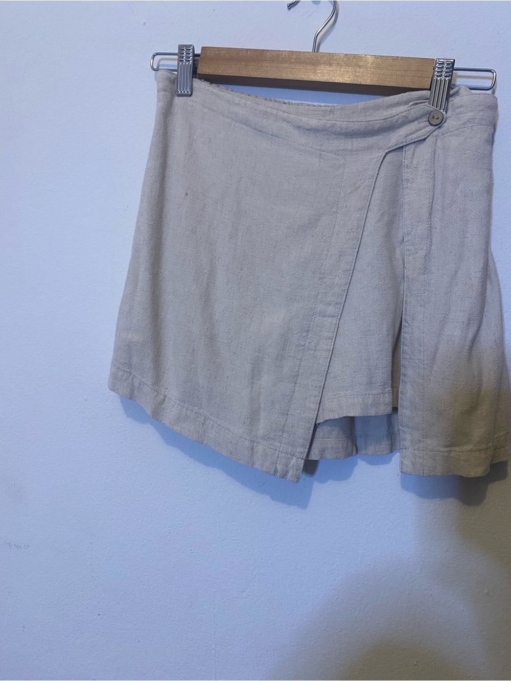 Umgee Light Gray Wrap Skort